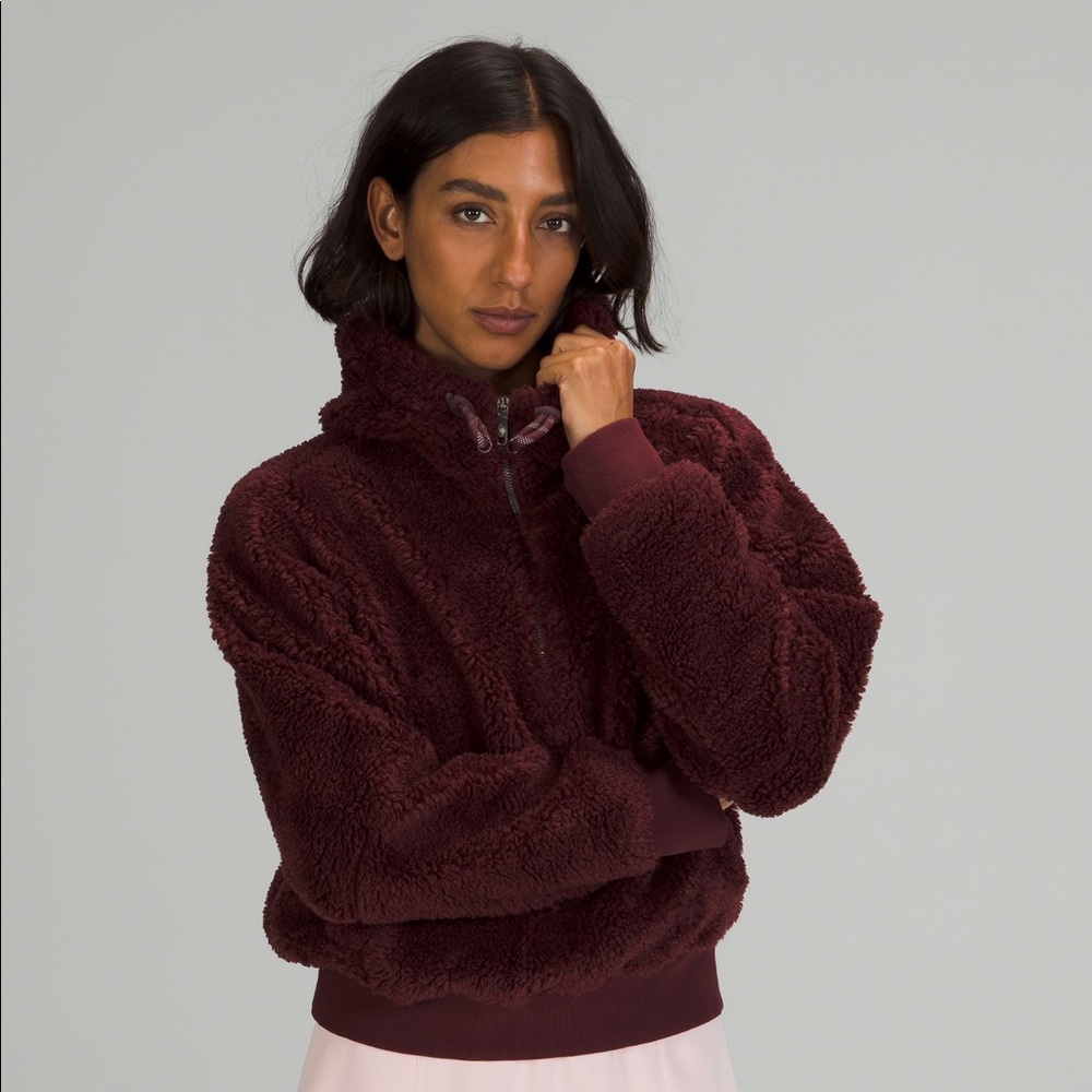 Lululemon Textured Fleece Half Zip